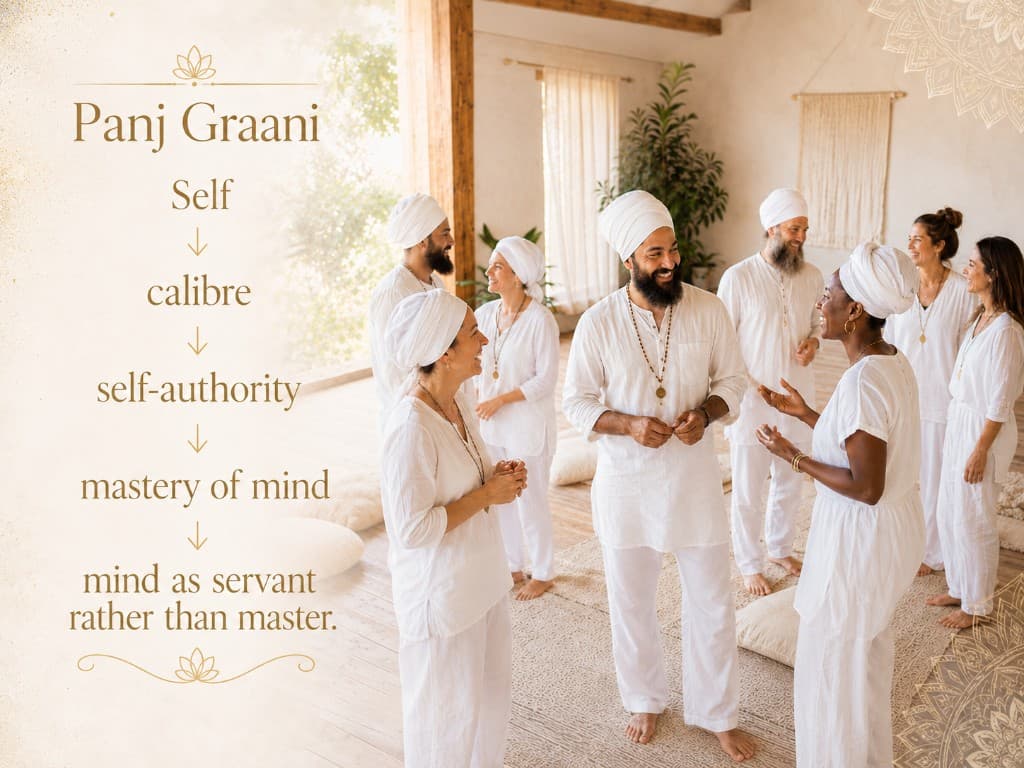 Panj Graani — Self, calibre, self-authority, mastery of mind: mind as servant rather than master