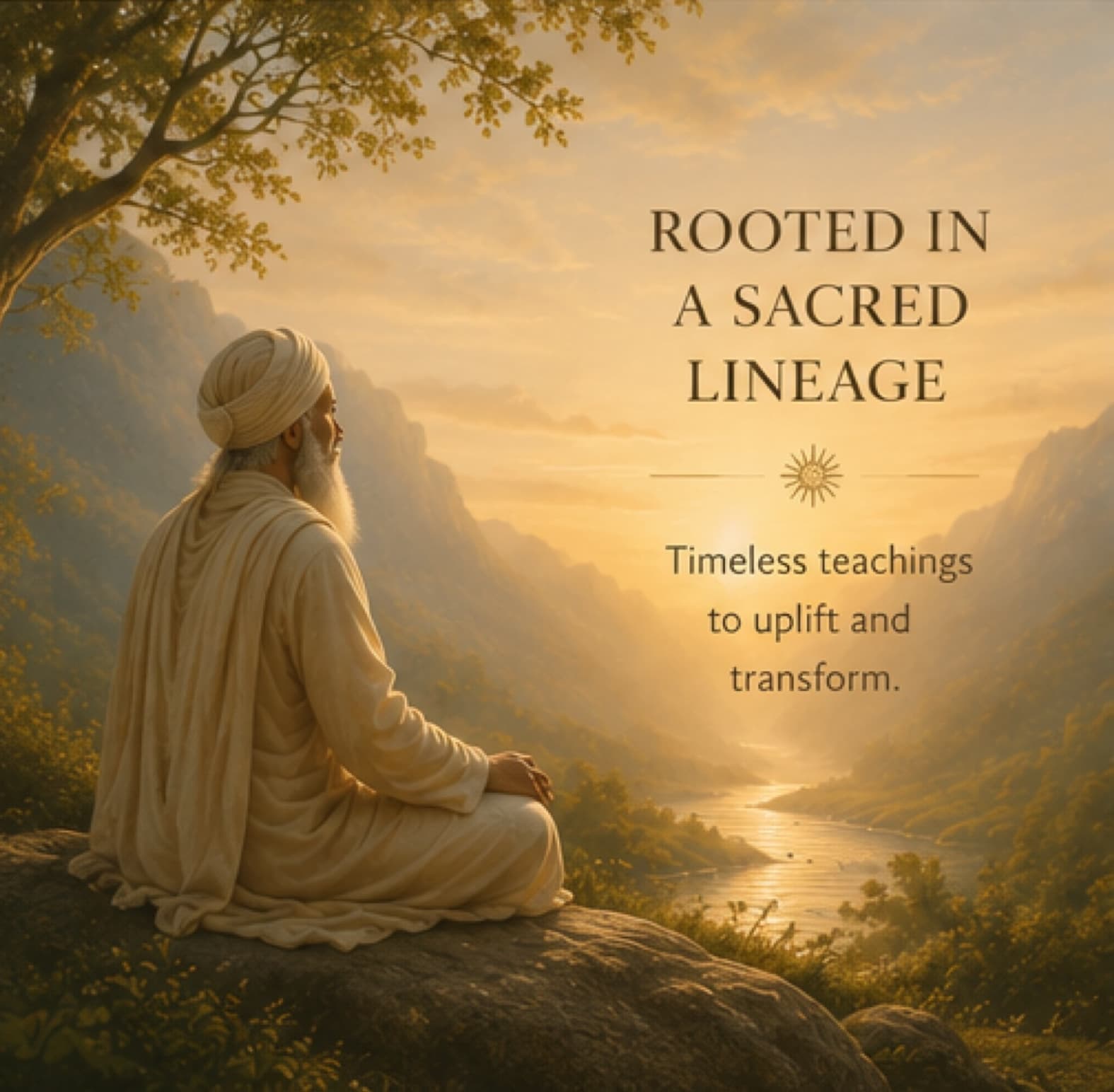 Rooted in a sacred lineage — timeless teachings to uplift and transform